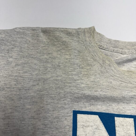 Vintage NFL on Fox T Shirt Mens XL Gray Short Sleeve - Picture 4 of 12
